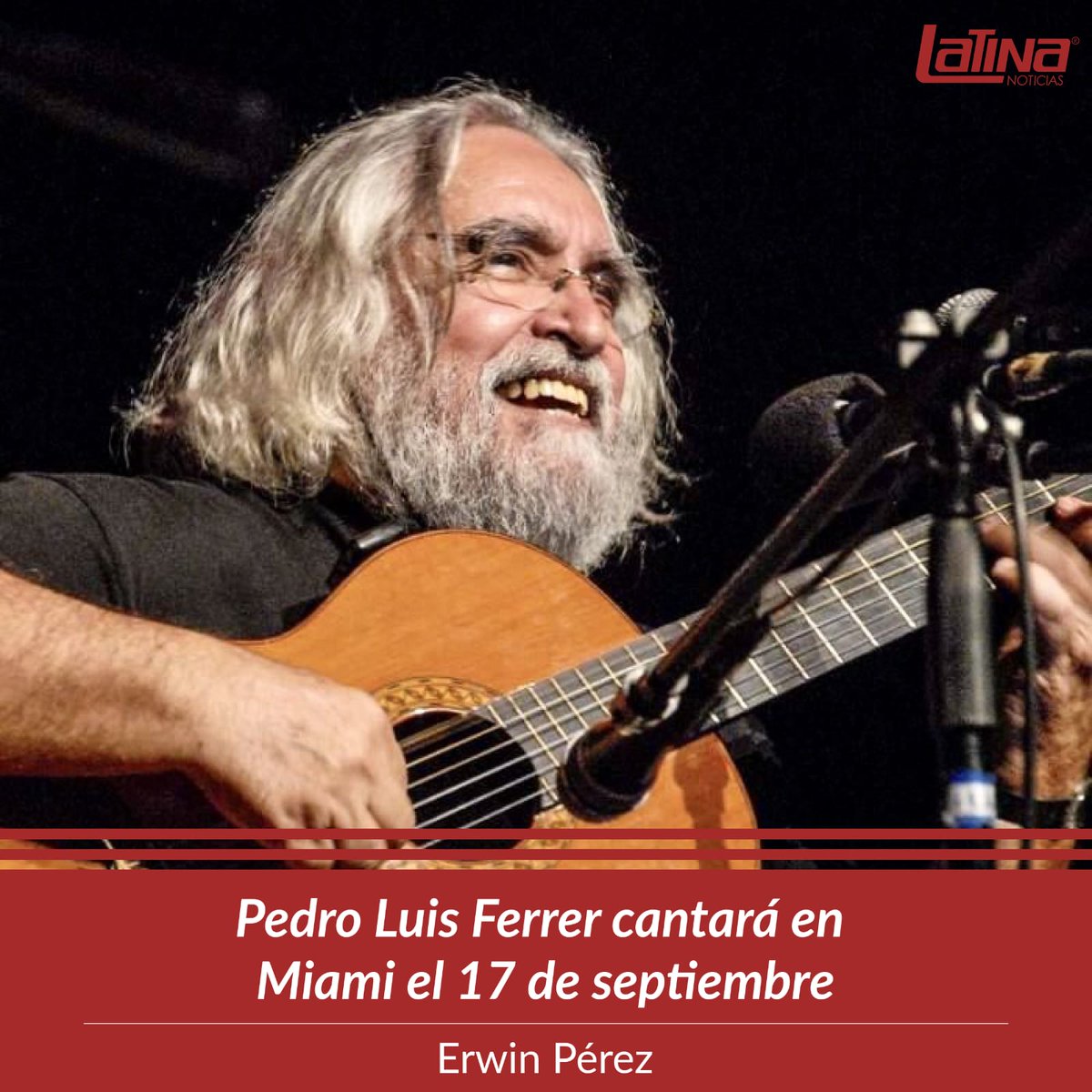 Latinanoticia's tweet photo. Las entradas del gran cantautor cubano @pedroluisferrermontes ya se encuentran a la venta! No te lo pierdas 😃

Artículo escrito por @erwin_perez
-

#musica #arte #cuba #artistacubano #artistas #cantautor #miami #latina noticias #pedroluisferrer https://t.co/UZT5HM5EuM