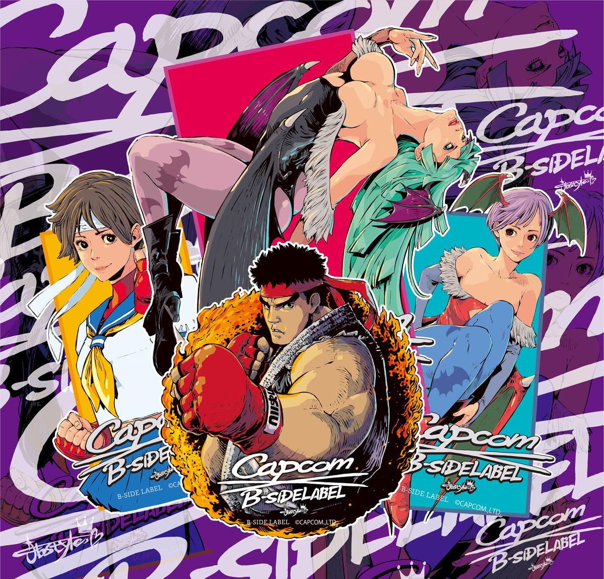 【額付き】B-SIDELABEL jbstyle作画 A1ポスター アート B-SIDE LABEL A1ポスター jbstyle作画 額付き】B-SIDELABEL jbstyle