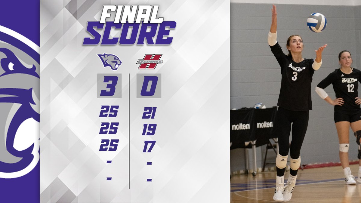 KWCPanthers's tweet photo. Thats a big time W for @KWCVball!!

#OneTeamWesleyan | #ForTheW https://t.co/b2yO7sSndD