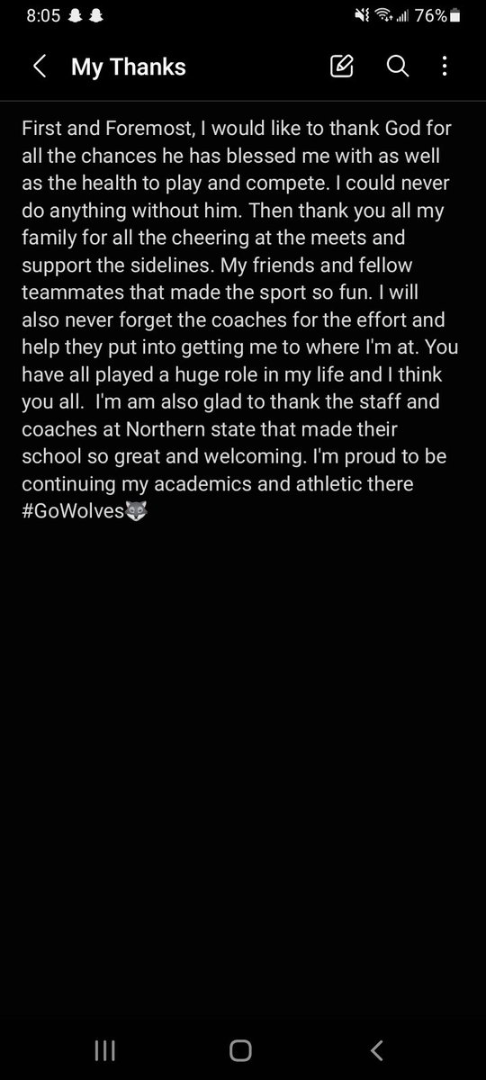RKortenbusch's tweet photo. I am proud to announce I will be continuing my academics and athletics career at Northern State University #GoWolves https://t.co/e3PLSpZmWG