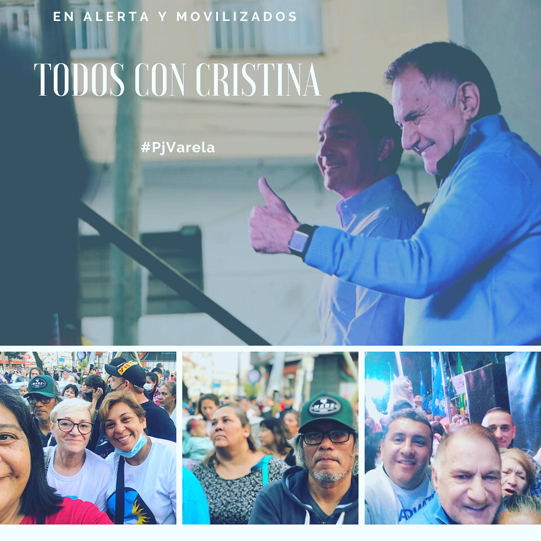 LaFelipeFV's tweet photo. #NoNosHanVencido
Hoy estuvimos presentes en el #PjVarela acompañando a nuestro conductor @PereyraJulio
Estamos despiertos, en alerta y en movimiento, estamos en las calles defendiendo a nuestra compañera @CFKArgentina de la persecución injustificada de cierta parte de la justicia https://t.co/DVa88y64b6