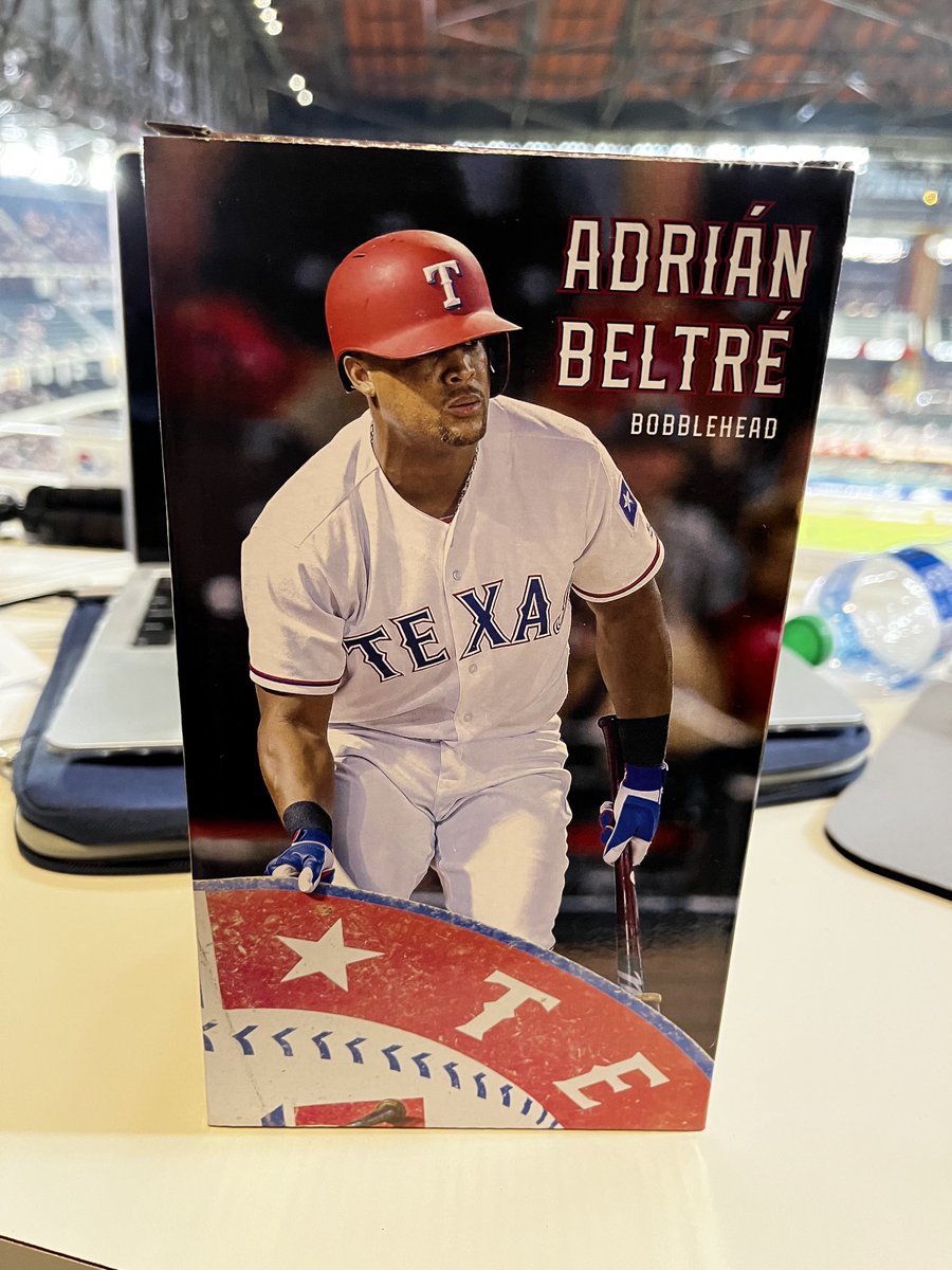 For those attending tomorrow nights game, it’s the Beltre Bobblehead. ⁦<a href="/Rangers/">Texas Rangers</a>⁩ #straightuptx