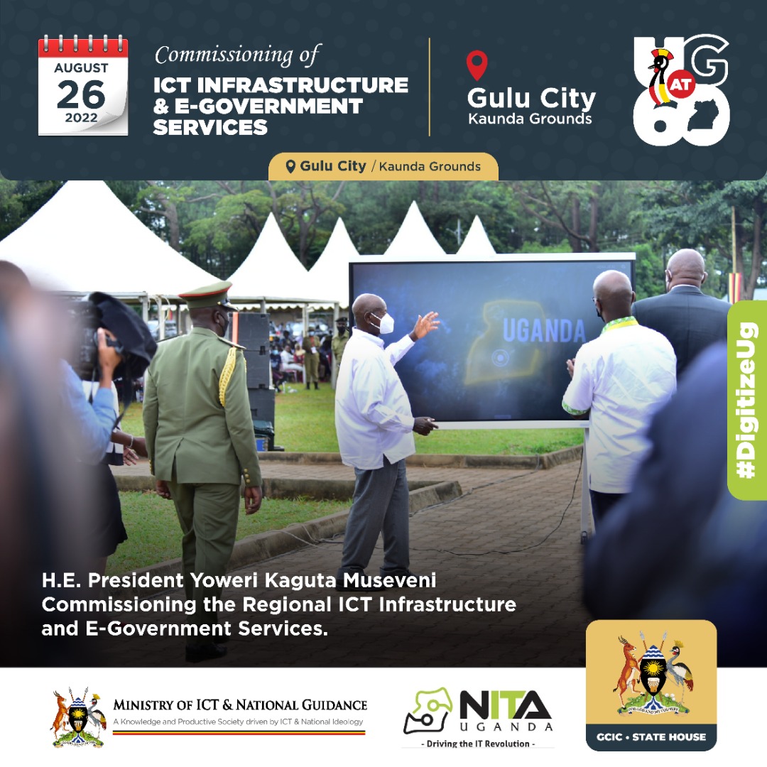akajosh1's tweet photo. The 1st ever Digital launch of any major Government Project in Uganda's history happened at Kaunda Grounds in 📍Gulu City 26/8/22 enabled by @NITAUganda1 

#DigitizeUg https://t.co/Bo2ONd9W2v