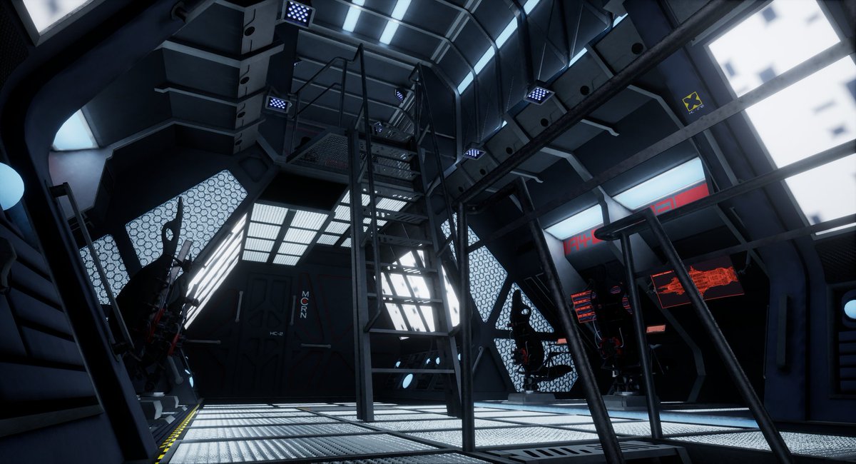 Kovacore's tweet photo. Uploading some of my old work 1/???: here's a recreation of the CIC of the Rocinante from The show "The Expance". I finished this early December last year &amp; rendered it in UE4. https://t.co/yf9COCxQXF