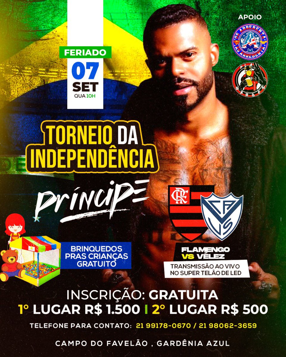 PraiaMarcelinho's tweet photo. Explodiuuu 🤫🚀💥 
   Você que queria botar seu time só chamar ⚽️🚀💥
   Show completo do ex nosso sentimento # Príncipe 👑🥺 &amp; super telão de led pra assistir o jogo do Flamengo com a torcida @FlaGarden ⚽️🚀💥 https://t.co/J0CQ8RUPfC