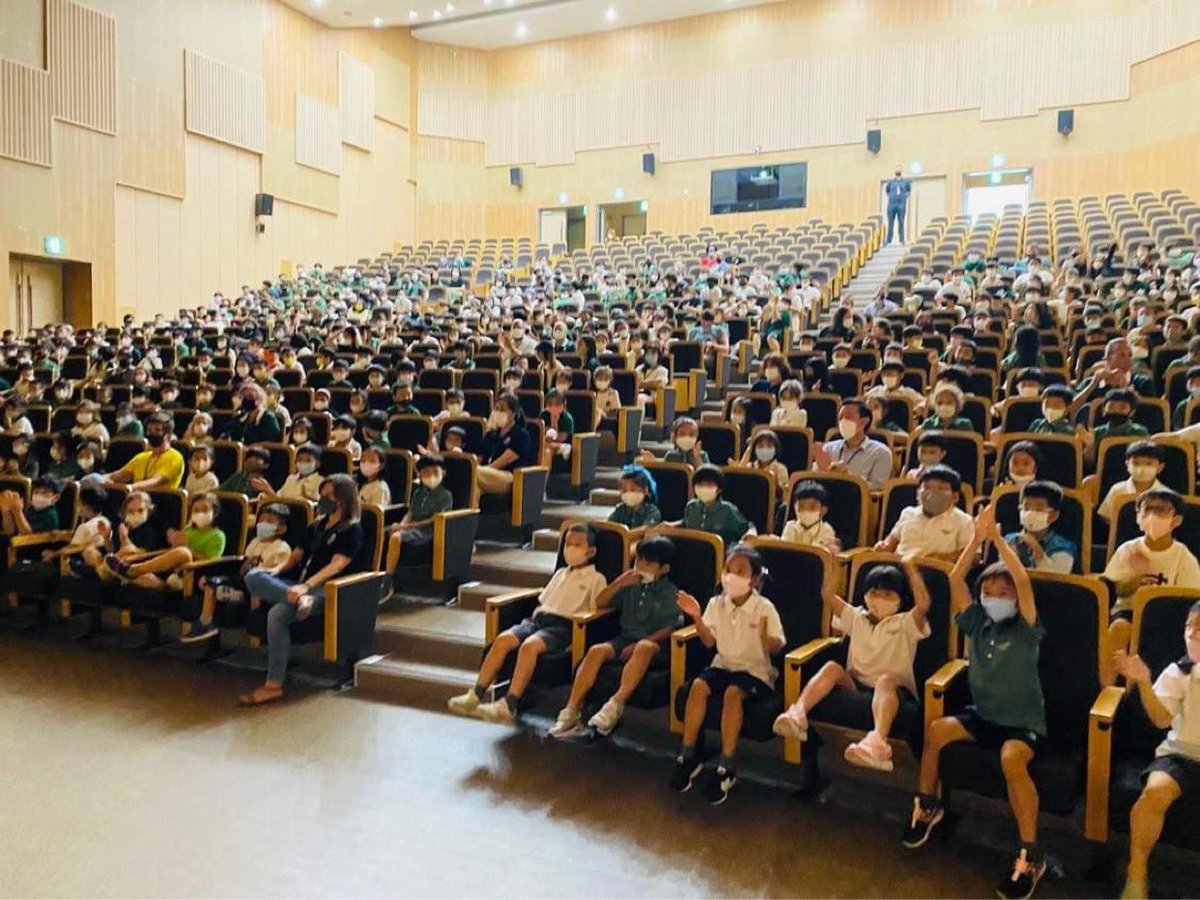 First assembly of the year! <a href="/SJA_Jeju/">SJA Jeju</a> #sja_jeju #community