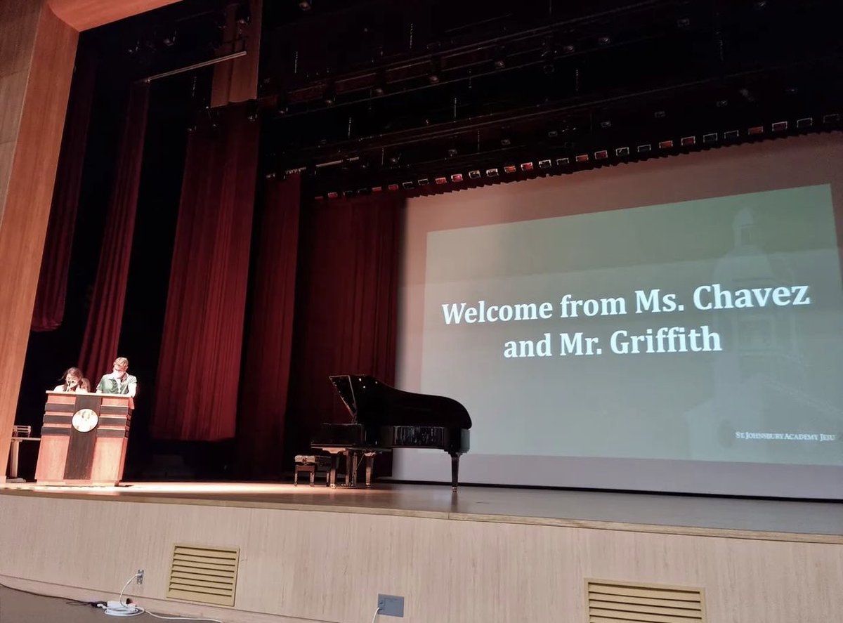 DGriffithEDU's tweet photo. First assembly of the year! @SJA_Jeju #sja_jeju #community https://t.co/YCGWAvpnDx