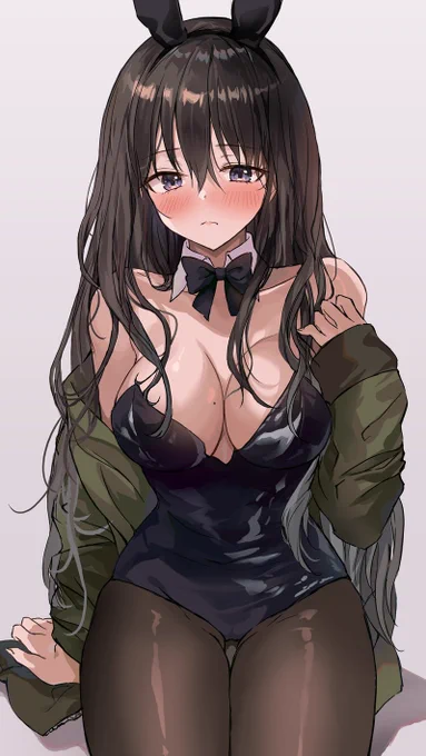 ◆夢の中でおじさんの服を羽織ったバニーのチヨリ 