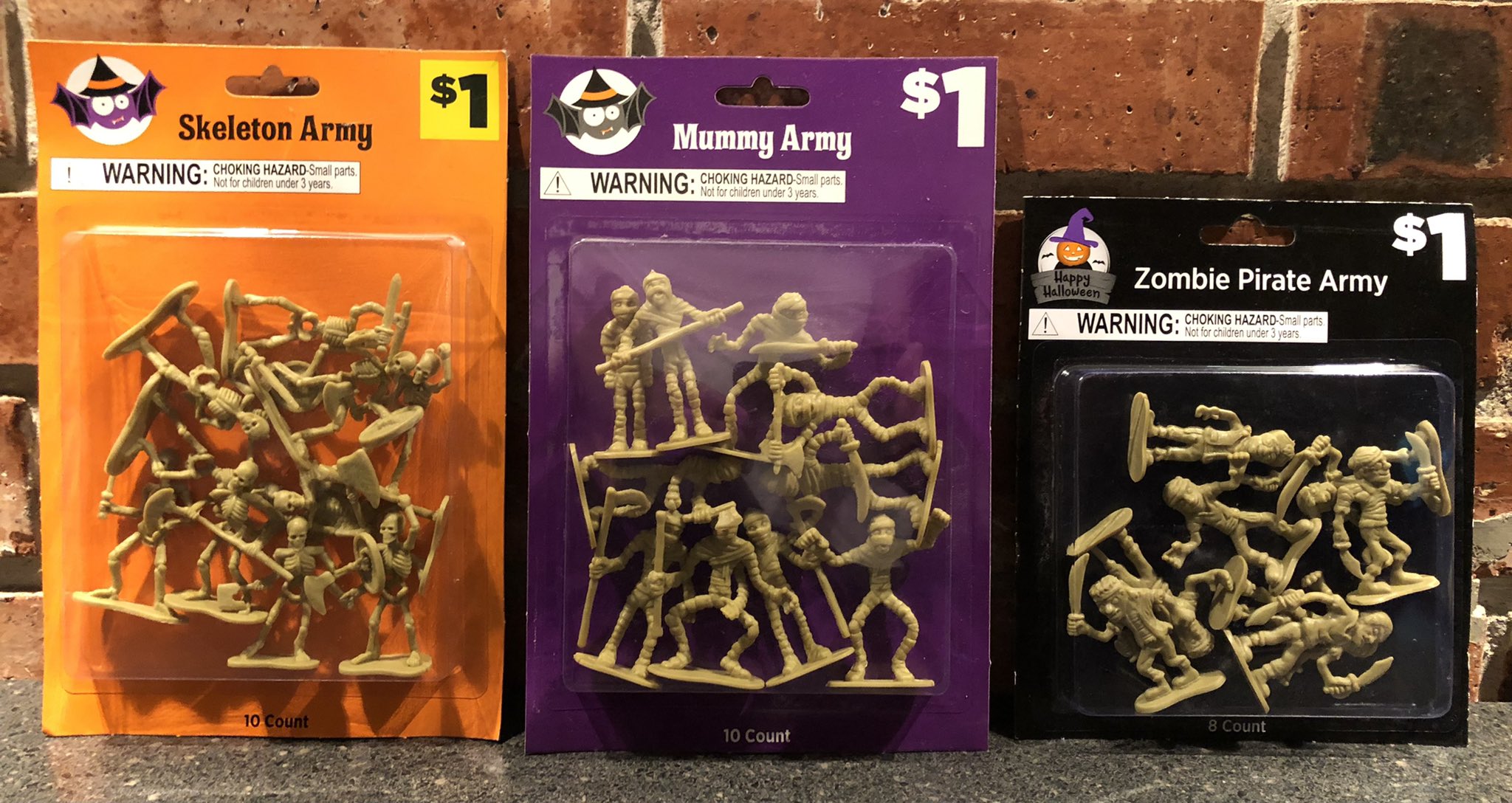 Skeleton army men sales