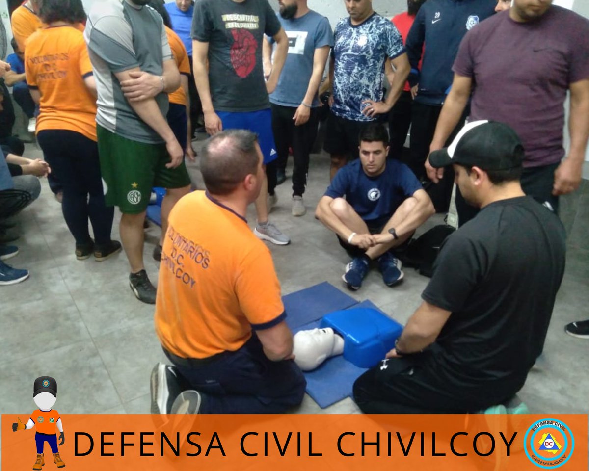 ChivilcoyDc's tweet photo. [ ESTA TARDE]
👷‍♂️Desde Dirección de Defensa Civil de la Municipalidad de Chivilcoy ,el Área de Capacitación llevó a cabo una Jornada de  RCP "Sólo con las manos", en esta oportunidad a Técnicos de #Atfachivilcoy
#INVOLUCRATE#CAPACITATE
#SOMOSDEFENSACIVILCHIVILCOY👷‍♀️👷‍♂️🇦🇷 https://t.co/d2SEe3To4i