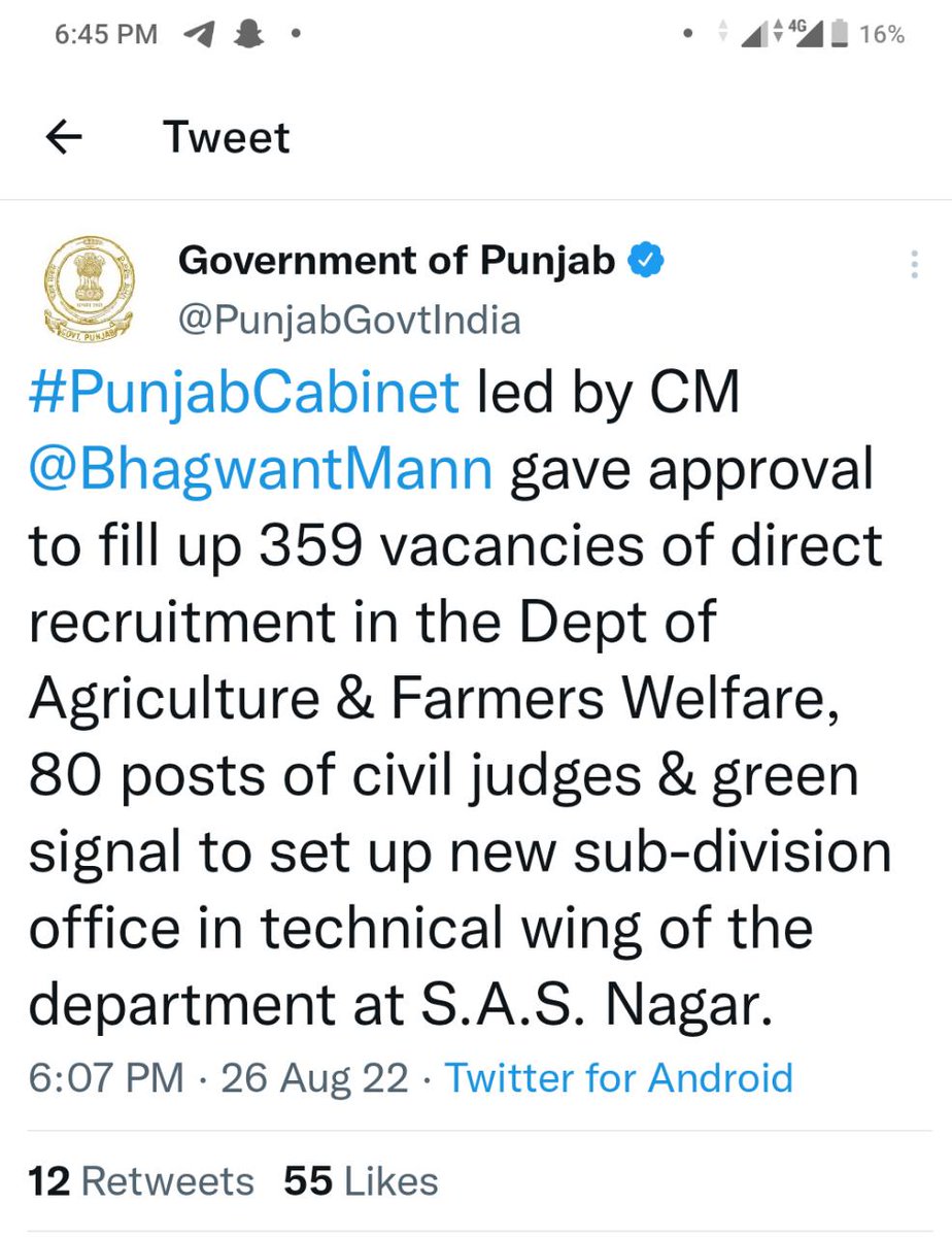 HarmanS93438212's tweet photo. Thanks @CMOPb for showing concern to our demands and agricultural sector but the number of posts is not sufficient, we need more number of posts so that farmers can be best served.
@BhagwantMann 
#WeSupportPAUStudents https://t.co/cQ5k1w6knV