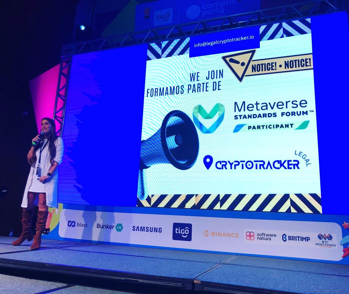 PerezComenale's tweet photo. 🇵🇾 Un honor formar parte del grupo de speakers en Campus Party - Mapa regulatorio en tiempo real sobre activos virtuales - 🚀 
@campuspartypy https://t.co/UGYYpT8M4m