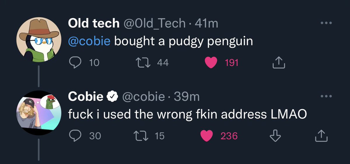 Took one episode of Up Only to subliminally convince <a href="/cobie/">Cobie</a> he needed a pudgy altcoin