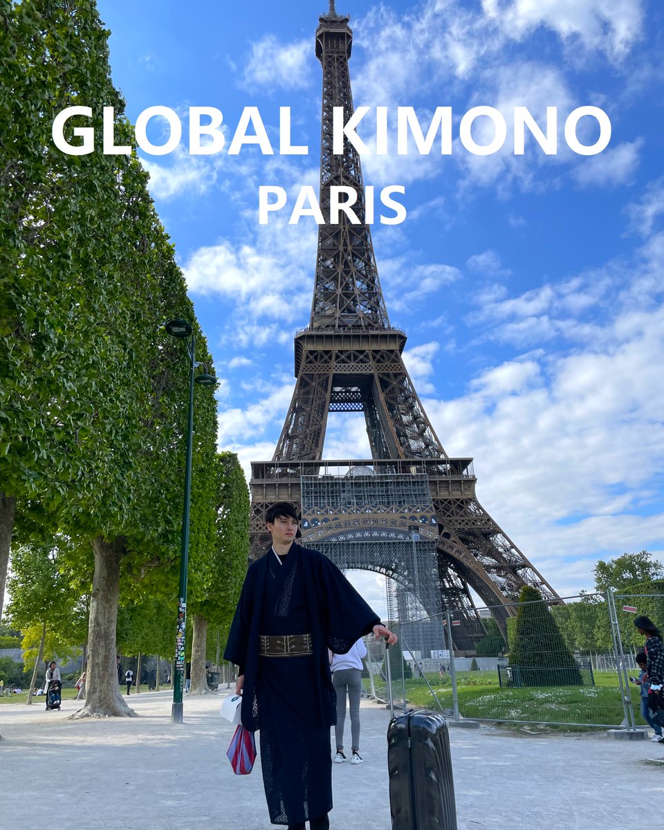 What a beautiful city!
#kimono #paris