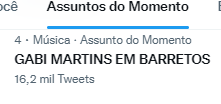 henna0796's tweet photo. Avisaaa que estamos no top quatro 🗣️🗣️

GABI MARTINS EM BARRETOS https://t.co/MX7XLlmaib