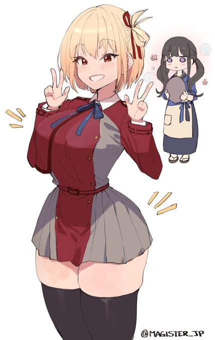 千束ちゃんのむちむち豊満ボディ… #リコリコ 