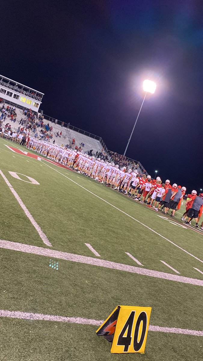 SRAHSATHLETICS's tweet photo. And the final score…Rockets 37 Lancers 20. Rockets start the season off 1-0. 🤍🚀❤️ https://t.co/e1IwVDIBPn