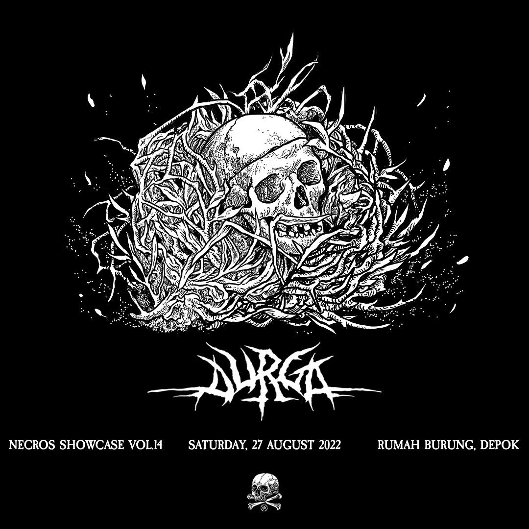 durgabuas's tweet photo. Live at Necros Showcase vol. 14
Sabtu, 27 Agustus 2022 (Depok)

Untuk jejaring pertemanan dan informasi, silahkan hubungi @necrosrecords 
Sampai jumpa!

Poster by @Srumnation 

#durga #durgabuas #momentumtour2022 #hustedyouth #necrosrecords https://t.co/Fj8OEHkCZ5