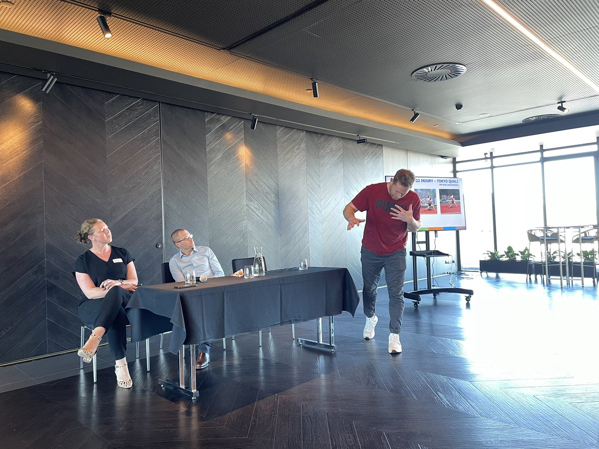 Sally McLaine (@sally_mclaine) on Twitter photo Mechanism of injury demonstrated by the athlete, in the session ‘the athlete’s perspective’. Hearing from the athlete, Physio and surgeon, great session! @SMA_Events <a href="/KellieWilkie/">Kellie Wilkie</a> <a href="/margie_olds/">Margie Olds</a> Mechanism of injury demonstrated by the athlete, in the session ‘the athlete’s perspective’. Hearing from the athlete, Physio and surgeon, great session! @SMA_Events <a href="/KellieWilkie/">Kellie Wilkie</a> <a href="/margie_olds/">Margie Olds</a>