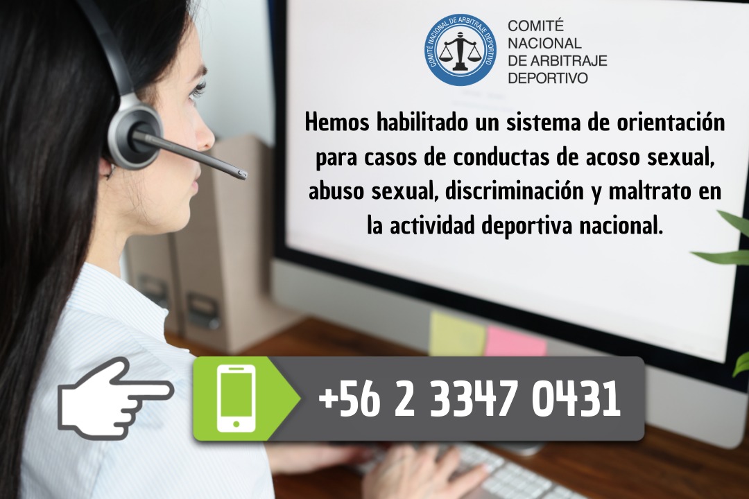 edo_arevalo's tweet photo. Quienes sean víctimas de conductas de acoso sexual, abuso sexual, discriminación o maltrato en la actividad deportiva, recibirán orientación para denunciar @COCH_cl @ChileFeba @MindepChile @INDChileOficial @anfp https://t.co/zjmIX0N0l1