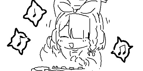 これは何かで描いたDJアロナ 