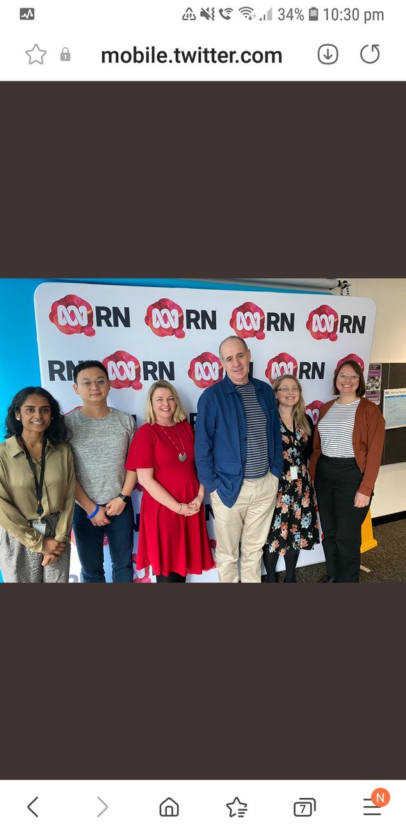 ma_newcomb's tweet photo. Phenomenal week one of a media residency for ECR's @RadioNational with @MingmingCurtin @julia_anne_cook @claudiafbenham @Niro_Kan. Learning research translation, positioning the humanities at thought leaders in Australia. https://t.co/4E29Pgrg2R