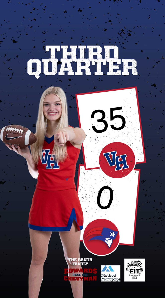 1rebelfbcheer's tweet photo. REBELS taking over this game in the rain.  No score in the 3rd.  35-0 VH on top! ‼️‼️ @AL7AFootball @AHSAAUpdates @1rebelfootball @vhcschools @1rebelathletics https://t.co/gpkvUOaRUb