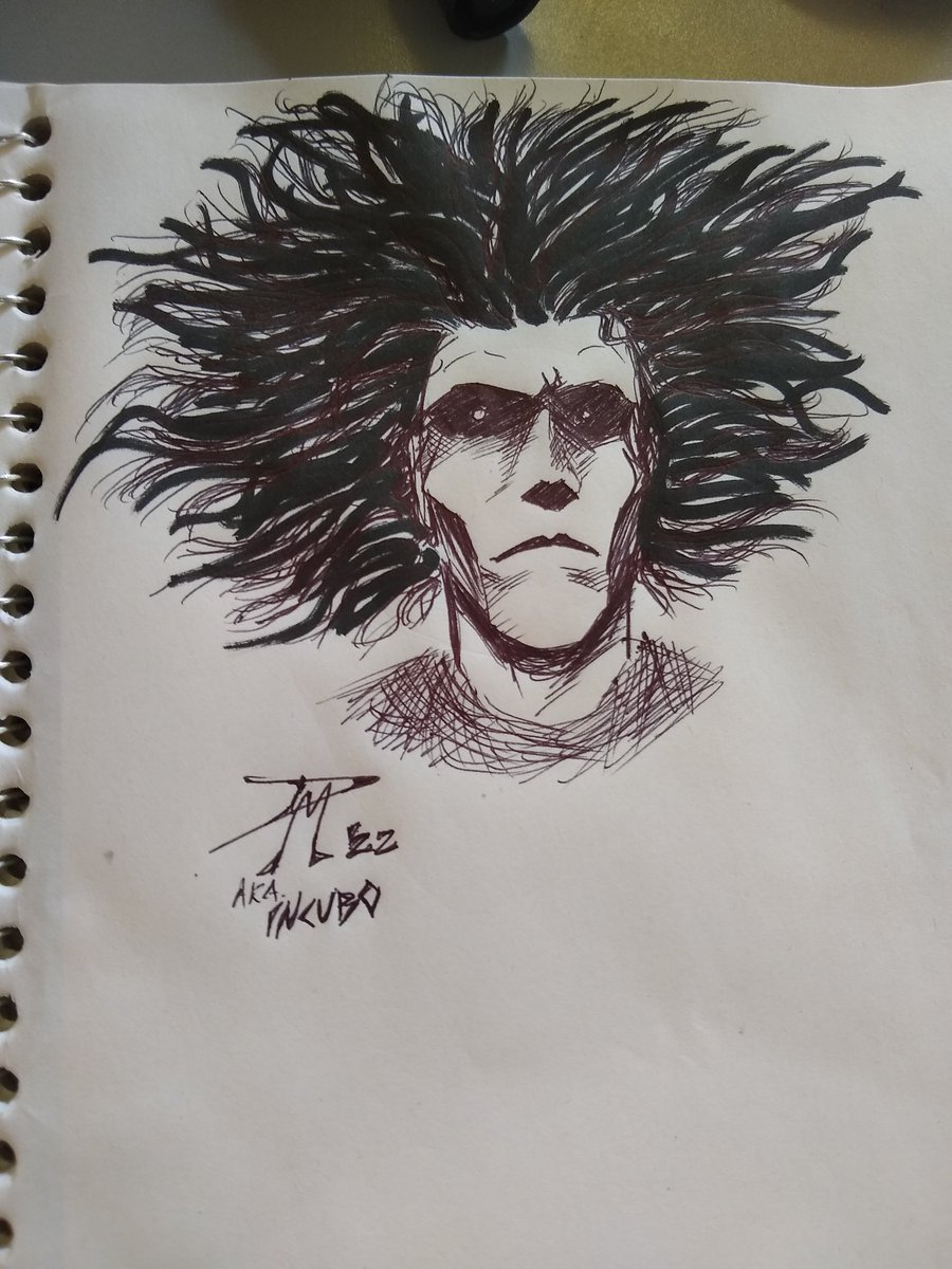 Incubo's tweet photo. Morpheus doodle
Pen and Marker

Morfeo boceto
Pluma y marcador
#Sandman #thesandmanfanart  #DCVertigo https://t.co/FvS9RdjP9F