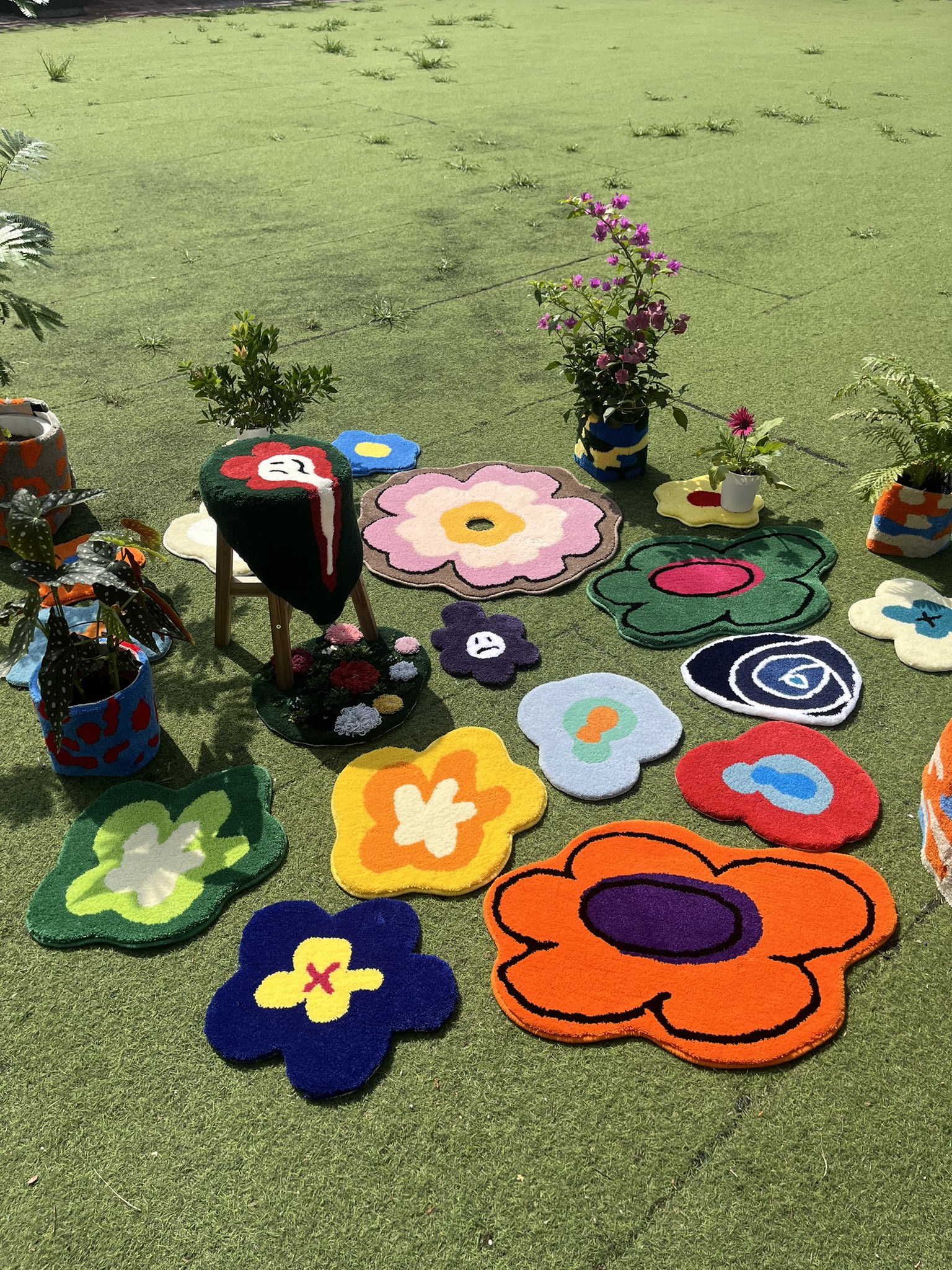 【新品】MIYOSHI RUG × ALL GOOD FLOWERS  ラグ ALL GOOD RUG 2 | ALL GOOD FLOWERS STORE