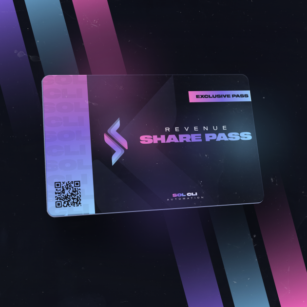 <a href="/SOL_Scripts/">SOL Automation</a> 
SOL Revenue Share services offered:
⚙️ Discord Minting
🎯 Discord Sniping
🐳 Whale Trackers
🎲 Voucher Casino
🪂 Airdrop SOL &amp; SPL
🗒️ WL Manager
#⃣📸 Hashlist &amp; Snapshot Tool
📝 Metadata Generation
Holders get:
💰 50% of services revenue
💰 60% of casino revenue