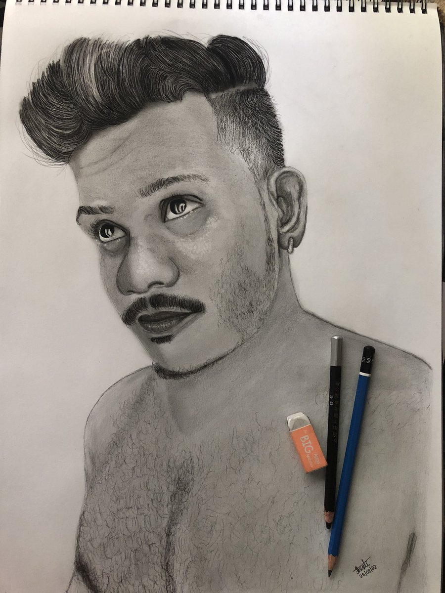 Commissioned work 🖼 A3 size 
.
.
.
.
#SriLanka #surprisegift #boy