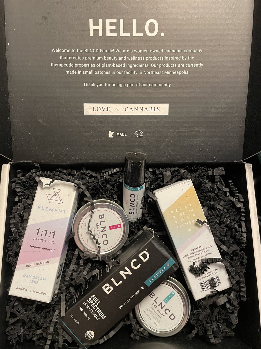 jellytinkles's tweet photo. If you’re into cannabis products, women owned companies &amp; Minnesota made please try #blncd !!! https://t.co/yyCQDMbO18