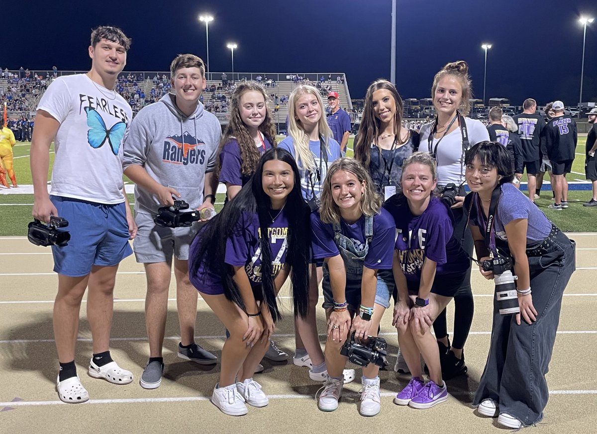 Yearbook Crew and BearTv Crew covering Football! SMILE you may be on the show or in our book! <a href="/MHSBearTv/">BearTv</a>