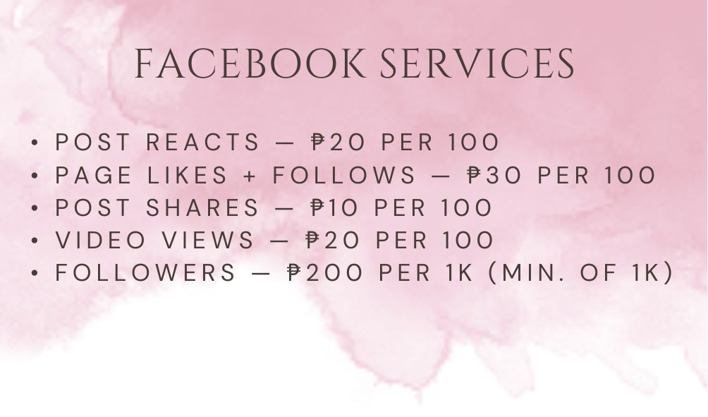 ashieeeeeprtty's tweet photo. — selling social media accounts that is good for personal or business use! and also boosting your social media to gain more audience. For more info, pls check the pictures below.
vouches : https://t.co/Fo8KbEkyWY https://t.co/7XO2vQsGES