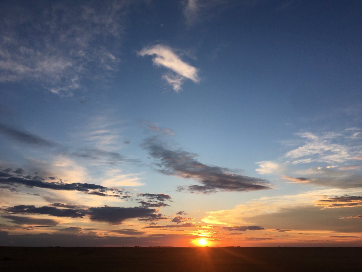 En regardant vers l’ouest.