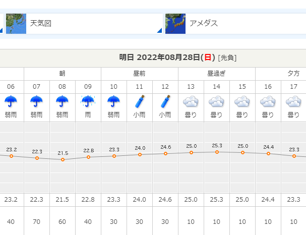 minamon_jp's tweet photo. 明日のライブ雨天決行ですが、みなモンは屋外での活動が中心だったので、雨の心配を何度も乗り越えてきました。明日の天気予報も開演時間には雨が上がる予報に変わりましたのできっと大丈夫です。 https://t.co/oWw7gyHgUi