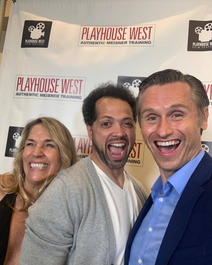 Playhouse West film festival with our cast @thegabrielgrier <a href="/kdazzo55/">Kimberly Randazzo</a>  our animated feature Olympicos premieres saturday! #redcarpet #actor #actorslife #olymipcos #filmfestival #animatedfeature instagr.am/p/ChvuFX1r590/