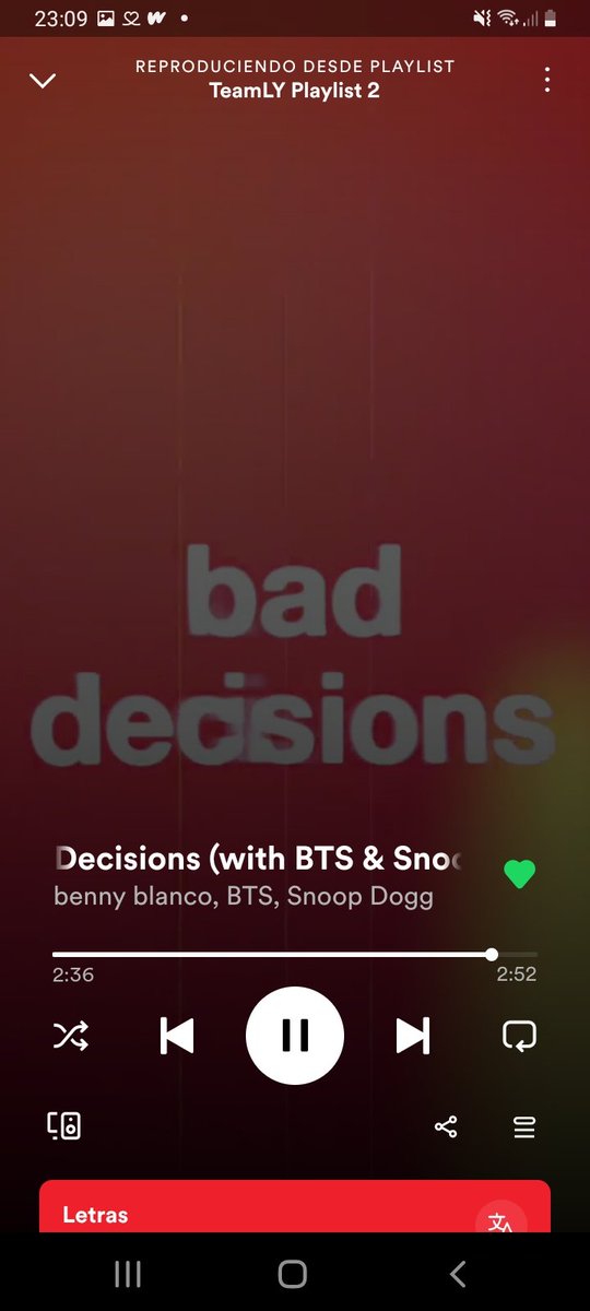 sugadboy's tweet photo. — Sigamos votando por 'Left And Right' como SONG OF THE SUMMER. Comenten una captura de la canción que están reproduciendo + un voto. 

(https://t.co/diRfliVVRk)

WE WANNA FOCUS ON BTS
#TeamLY #TeamLYfortheWIN @BTS_twt https://t.co/kOew0nIQRa