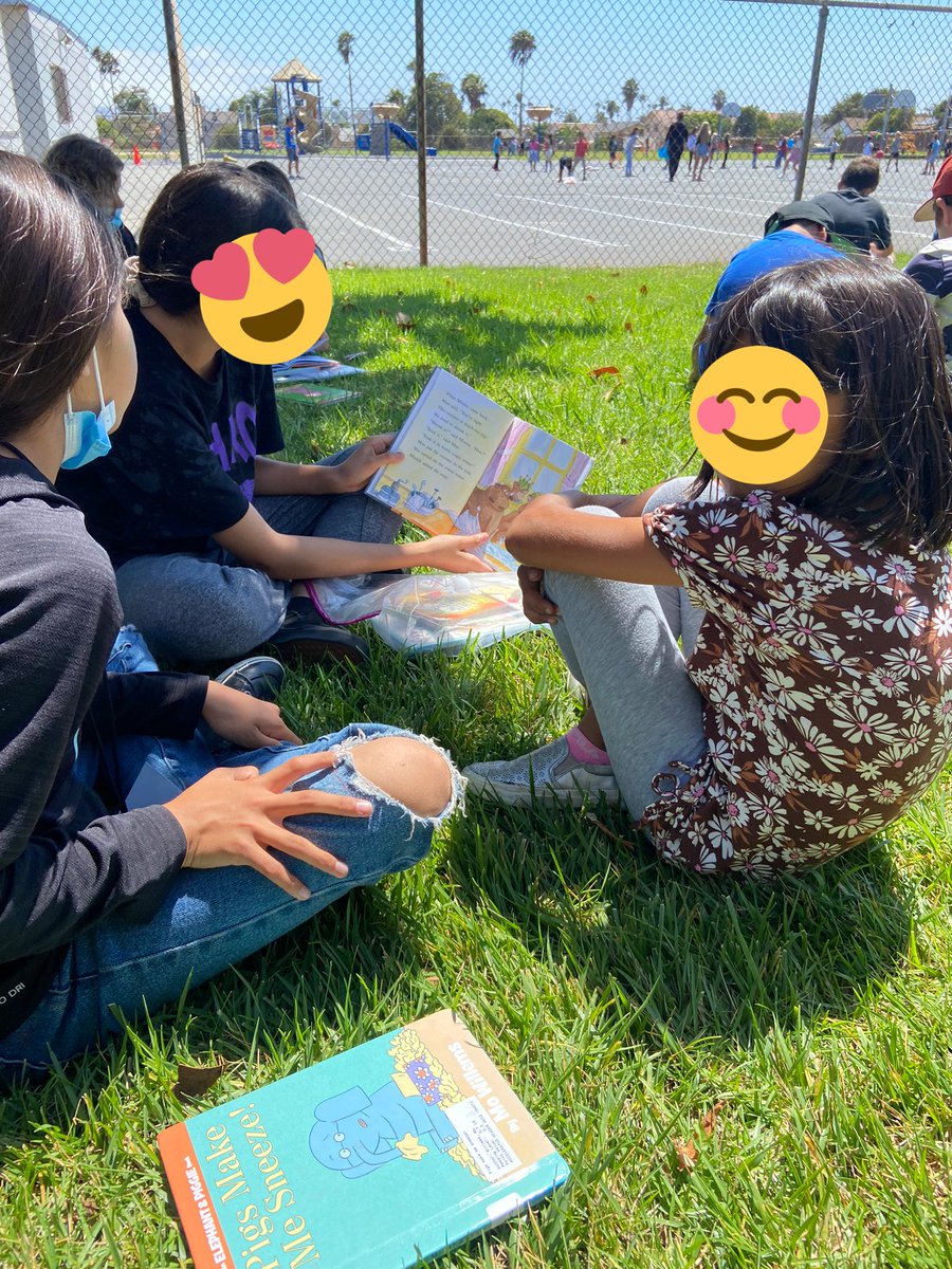 IBCharterSchool's tweet photo. Bringing back our older students reading with our younger grades. 📚 Building community &amp; responsibility with Ms. Saldaña’s &amp; Ms. Fernandez’s students. #itsallofus 🐬💙🤍 @Doctora_Vargas @kyletgriffith @SBUSD_NEWS @Supt_SBUSD https://t.co/T5FxsQnSZS