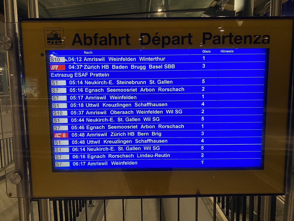steschny's tweet photo. Einen wunderschönen guten Morgen aus #CH:RH. Mein heutiger Arbeitstag führt mich nach #CH:OL. Offenbar haben die in der #BZMitte Angst 😰, dass wenn wir nicht in der BZ vor Ort sind es nicht gut kommt, weil sie das #ESAF in ihrer Region haben. Da unsere Chefs diesem Wunsch https://t.co/267JlZ7CHo