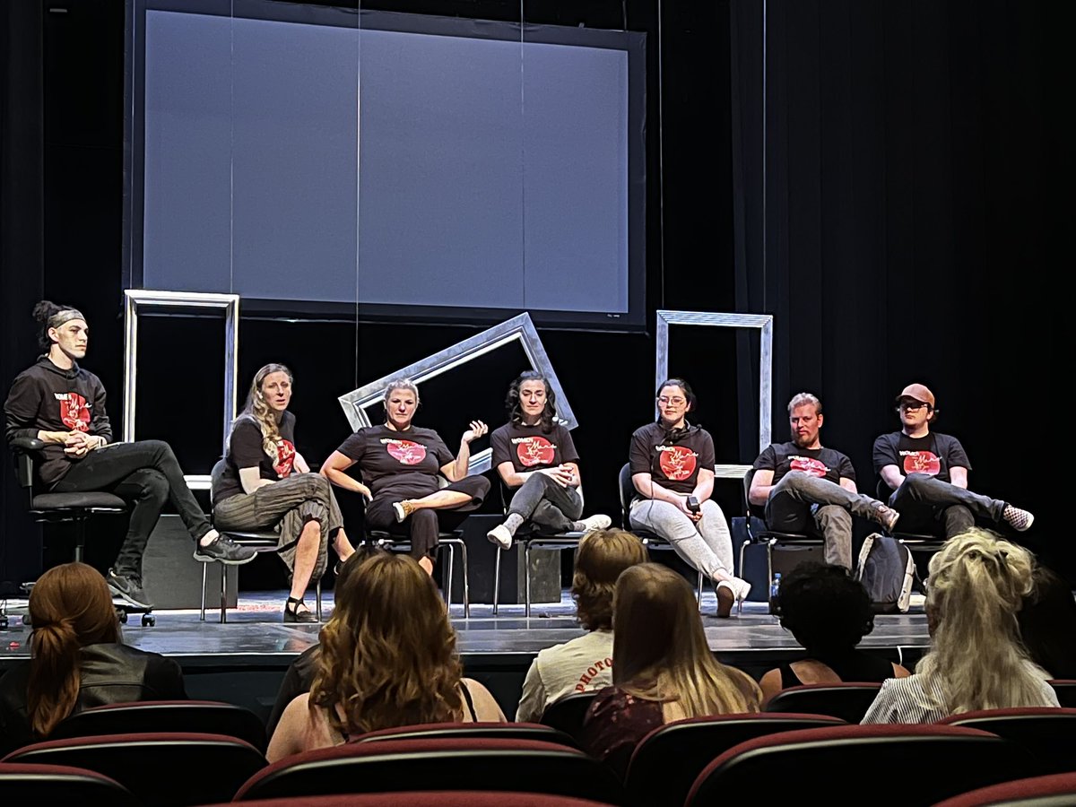 WTAMUTheatre's tweet photo. A very insightful talkback after a wonderful performance from @WFMTheatre! 

🦬❤️🪞

#WT #WTTheatre #WomenFromMarsTheatre #SilentReflections #WFMTheatre https://t.co/visj2R3bW4