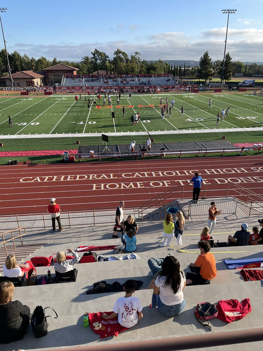 Didn’t realize how much I missed covering high school football! Here to watch Corona Centennial <a href="/Cen10Football/">Corona Centennial Football</a> take on Cathedral Catholic <a href="/Donsfootball/">CCHS Dons Football</a>