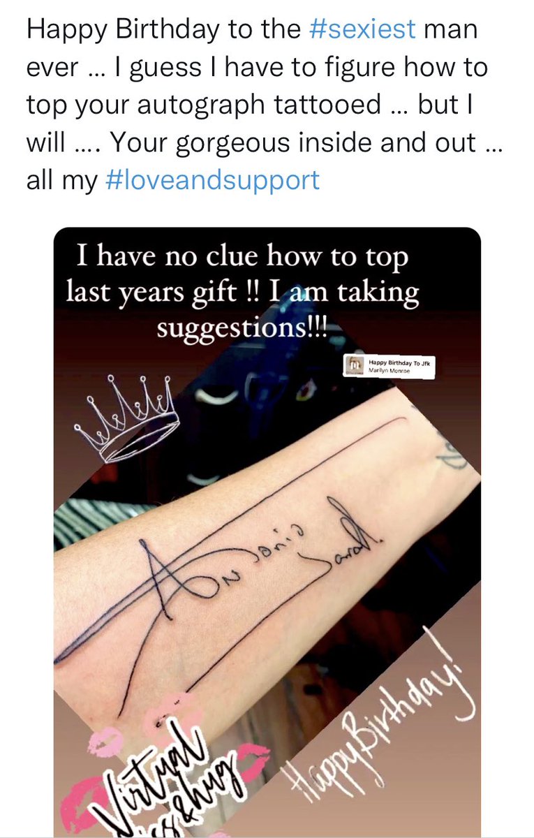 justjaramillo's tweet photo. @antoniojmllo I have very things I am proud of … other than my children … I am very honored you allowed me to tattoo your #autograph now this year I am having a portrait of my fav picture of you … I am putting it on my thigh !!! #boom #antoniojaramillo https://t.co/A1E3nKiYPd