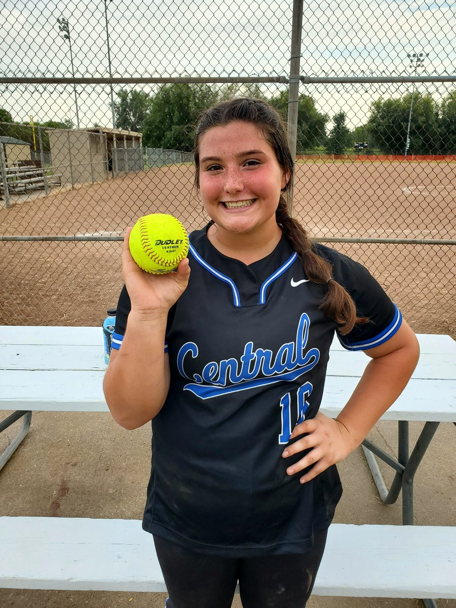 And there's a 💣  Way to start off the season, Brooke! Good job today ladies 👏👏