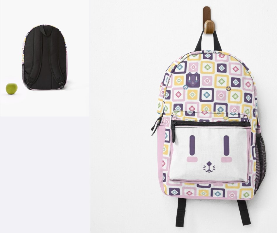 AOARTZ's tweet photo. Block Kitty backpack; a playfully #kawaii designer pattern featuring block cat face on front pocket: https://t.co/D3ZpQajtFu

#backtoschool #BacktoSchool2022 #Back2TheBooks #back2school #Kitty #CatsofTwittter #Minecraft #CuteCat #Cute #Backpack #bookbag #redbubble #schoolsupplies https://t.co/ZiV3fPCWde