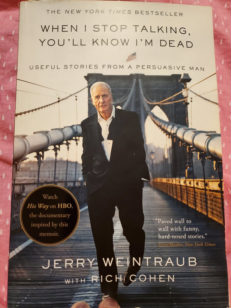 @goldiehawn I never knew Jerry but I grieve him...he left a bit of his soul in his book..and I just adore him.  Such an inspiration❤️❤️
#JerryWeintraub 
#JaneMorgan