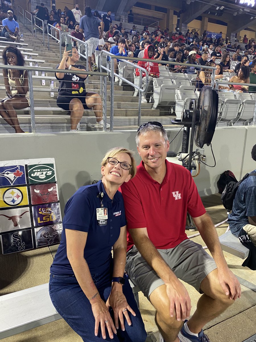 Dr. Cheryl T. Henry (@2015csprincipal) on Twitter photo Thanks <a href="/JulieHinaman/">Julie Hinaman</a> for hanging out with <a href="/CySpringsHS/">Cypress Springs HS</a> for some <a href="/CSHSPanthersFB/">Cypress Springs Football</a> <a href="/CFFCUStadium/">Cy-Fair FCU Stadium</a> #AllDayEveryDay Thanks <a href="/JulieHinaman/">Julie Hinaman</a> for hanging out with <a href="/CySpringsHS/">Cypress Springs HS</a> for some <a href="/CSHSPanthersFB/">Cypress Springs Football</a> <a href="/CFFCUStadium/">Cy-Fair FCU Stadium</a> #AllDayEveryDay