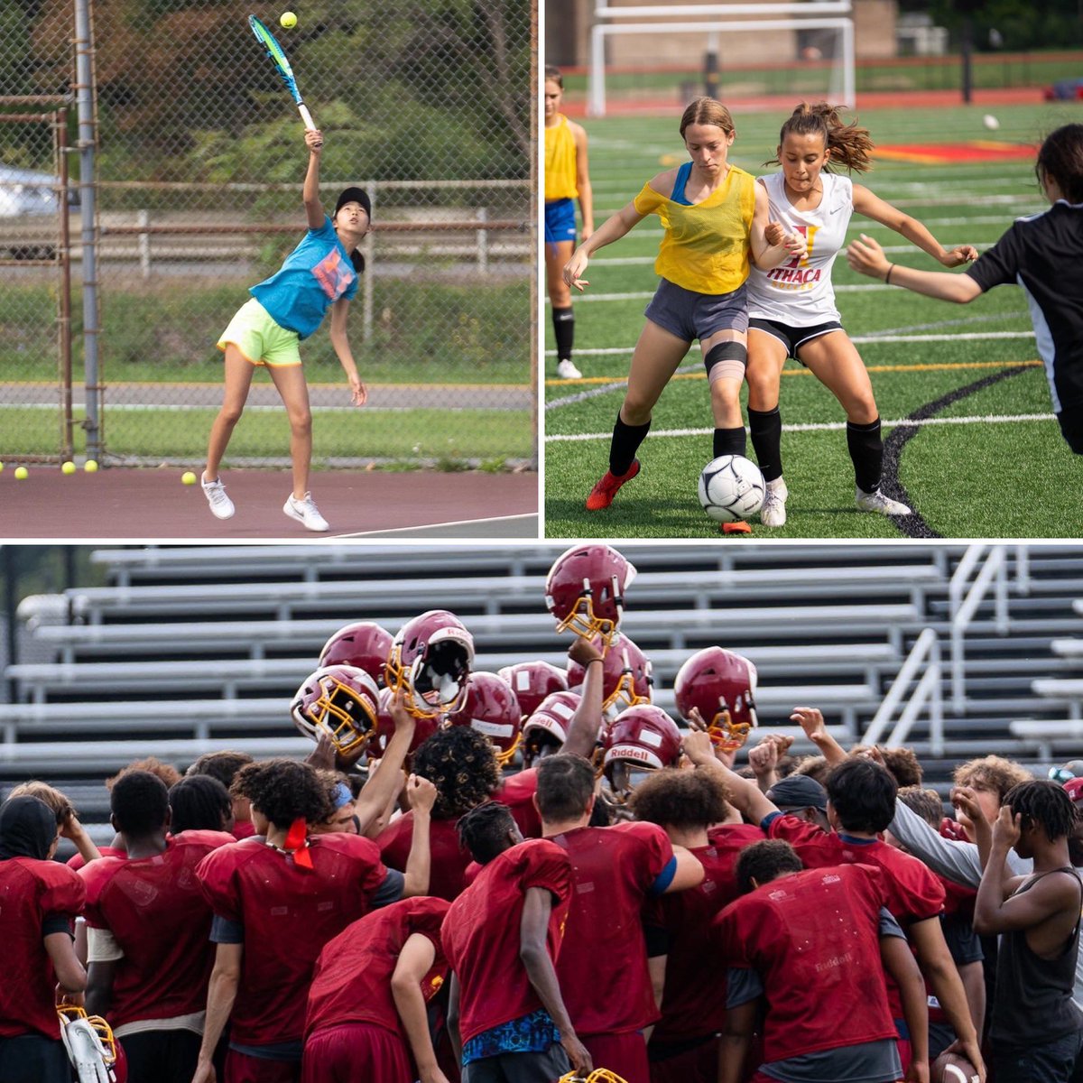 <a href="/IthacaNYSchools/">Ithaca City School District</a> @AthleticsICSD fall sports are off to a great start! Let’s go, Red!💪🏽

Thank you to <a href="/avaxthomas/">Ava Thomas</a> for the continued work with our teams!📸