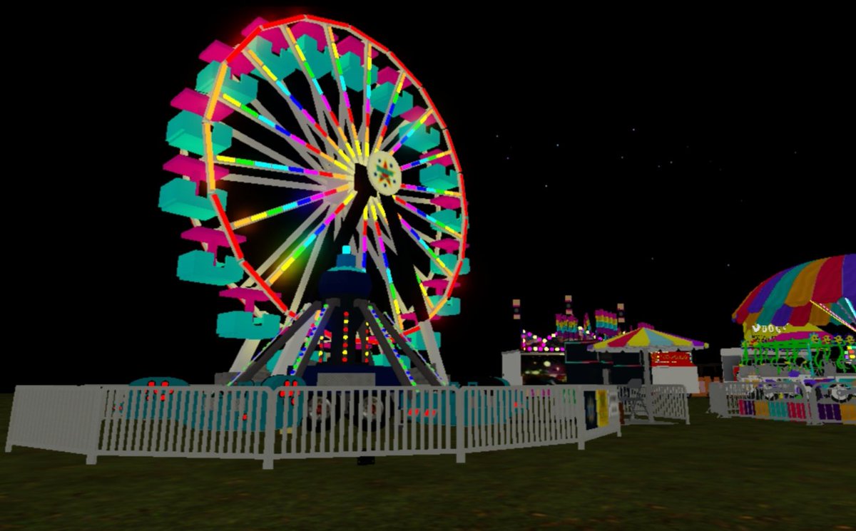 JakePlays123's tweet photo. Hello carnival fans! So roblox state fair is done setting up at roblox rodeo fairgrounds๐ข๐ก come by enjoy the midway and eat a funnel cake! Get the best ride pass in roblox state fair at the ticket booths and enjoy the rodeo๐ #robloxstatefair #robloxrides #rodeo https://t.co/NTMfZQAYbK