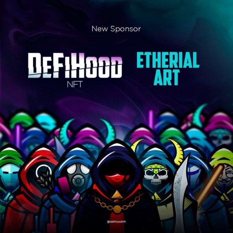 deccertNFT's tweet image. 🎁 GIVEAWAY 🎁

📌Project : @DefiHoodDAO 

Prizes : 
🏆 1 FREE #NFT
🏆 15 X WL

Entry:
1️⃣ Follow @DefiHoodDAO &amp;amp; @EtherialArt 🎉
2️⃣ RT &amp;amp; ♥️ &amp;amp; 🔔
3⃣TAG A FRIEND

Bonus Entry: discord.gg/VNwFX5VGMT 

Ends 48hrs⏰ #HoodHood #100x #SolanaGiveaway $SOL #NFTcollectibles #TalkThatTalk